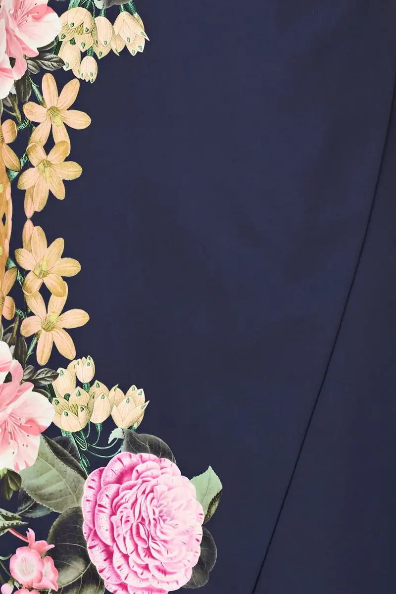 Carissa One-Shoulder English Garden Gown