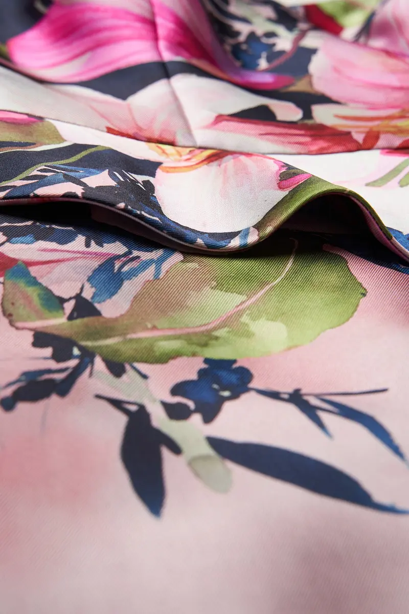 Dariana Watercolor Lily Cocktail Dress