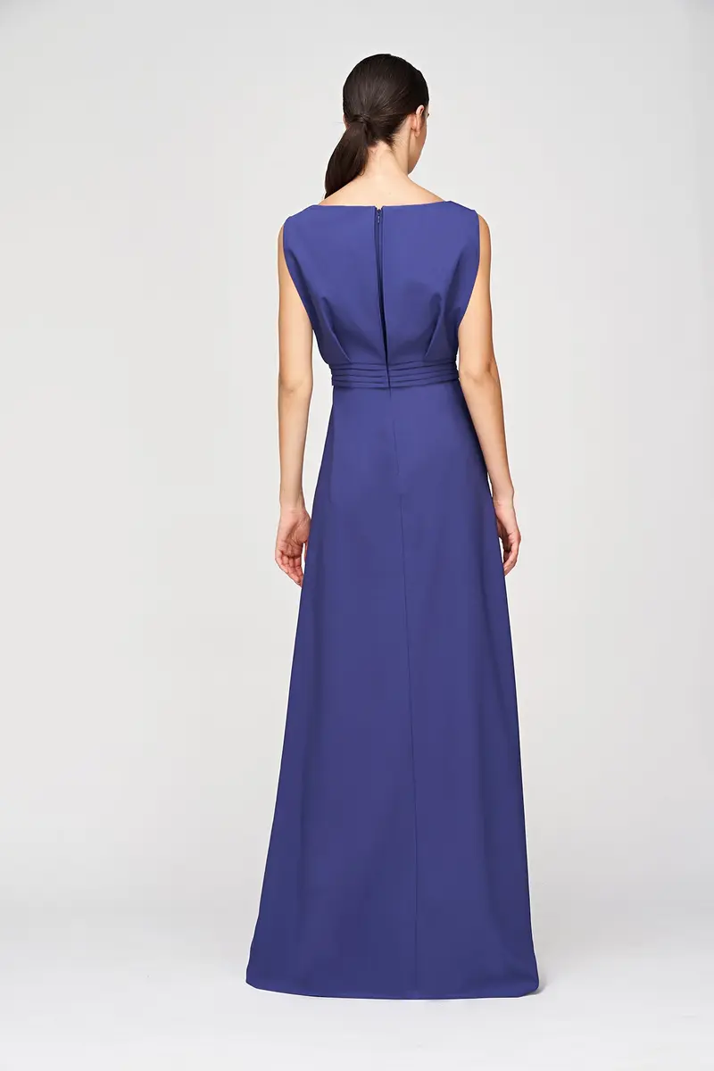 Demi Stretch Crepe Jumpsuit with Bateau Neckline 2