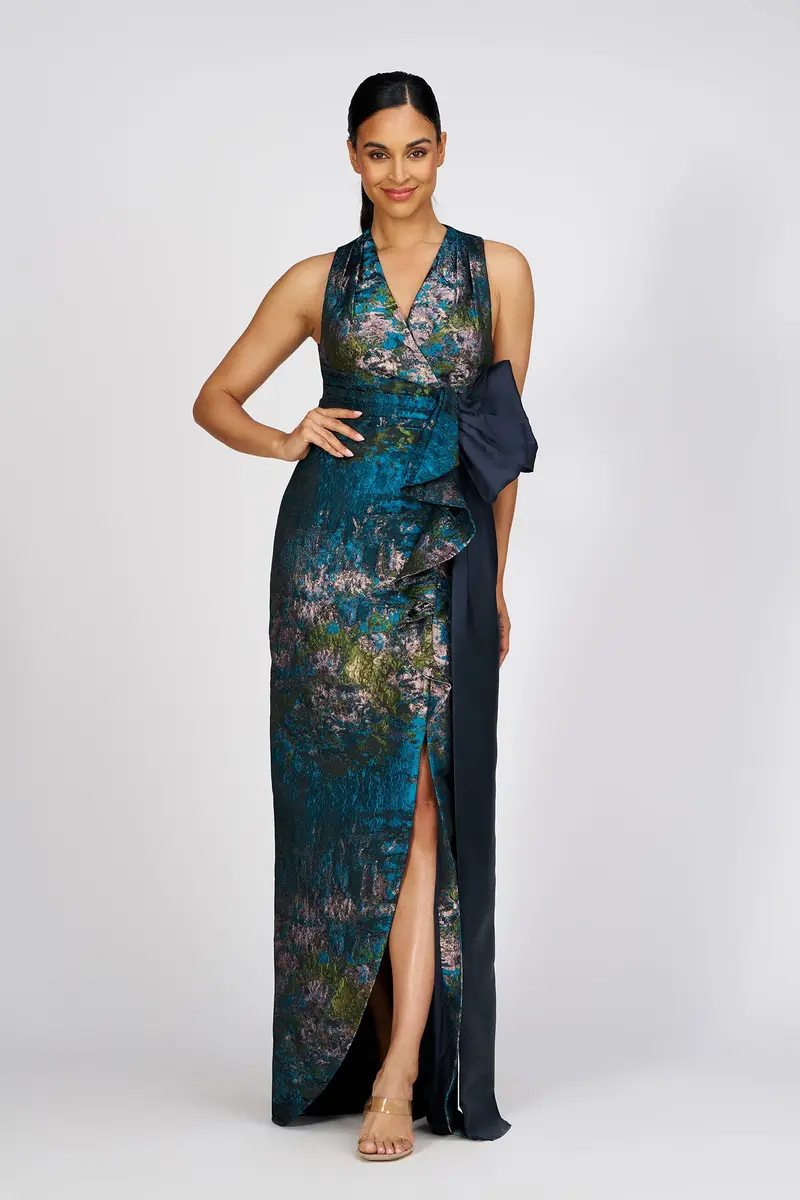 Elegant Rachel Column Gown for Mothers of the Bride