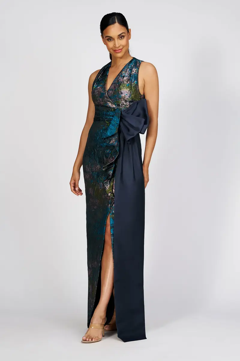Elegant Rachel Column Gown for Mothers of the Bride