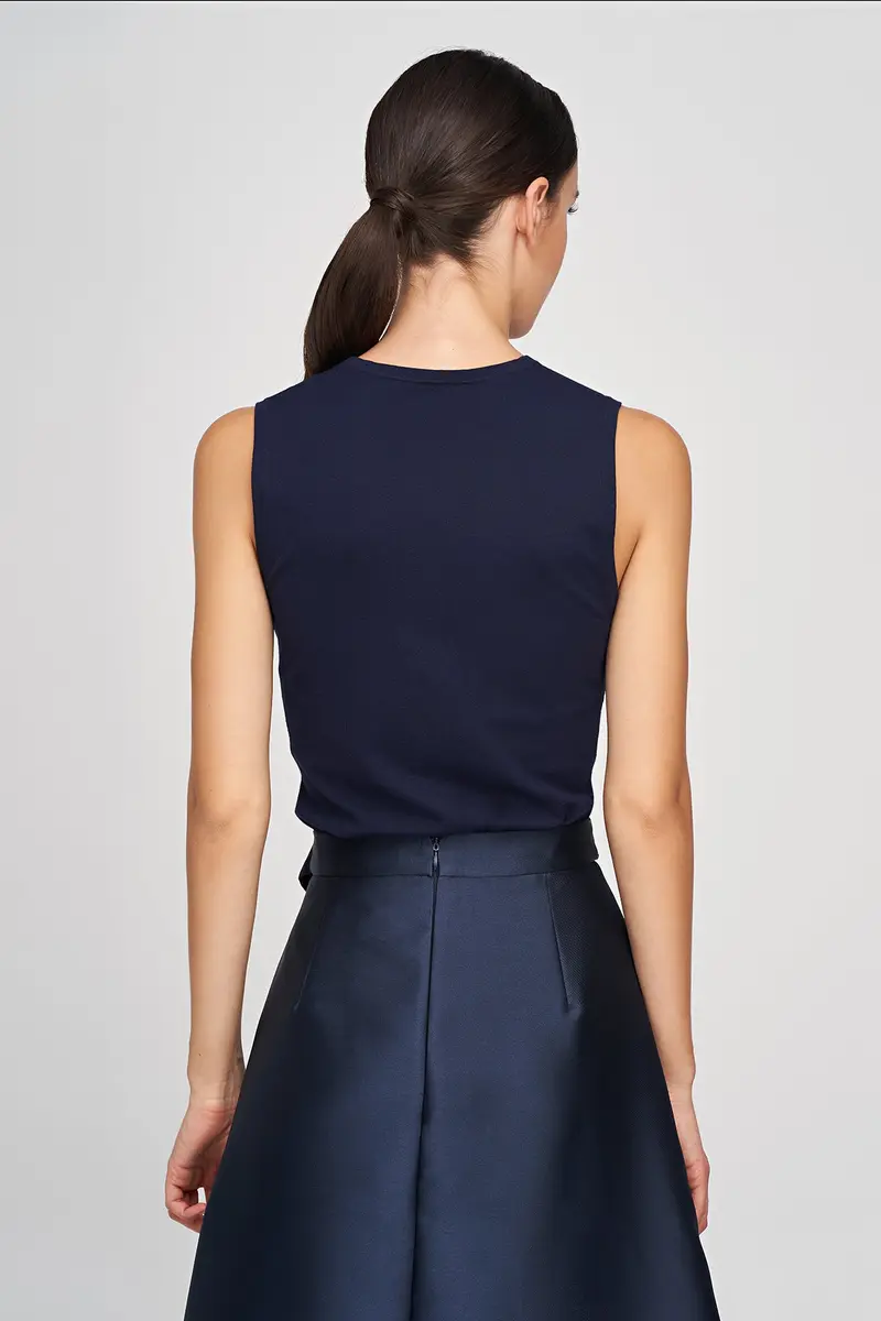 Embellished Crew-Neck Knit Top by Kathryn 2