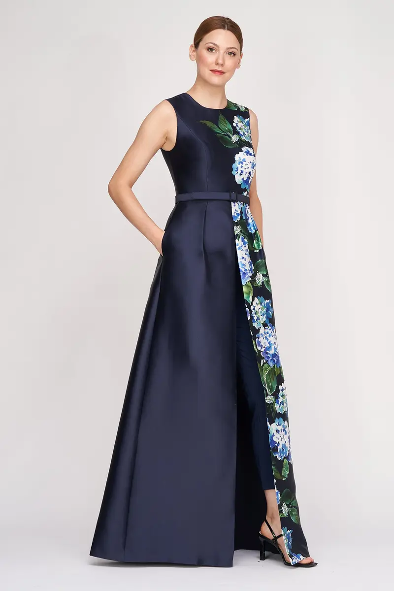 Finley One-Shoulder Walk-Thru Jumpsuit