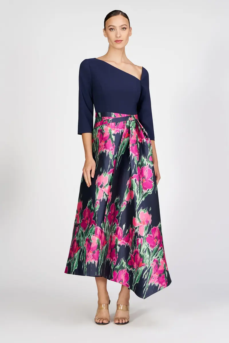 Giovana Asymmetrical Midi Dress