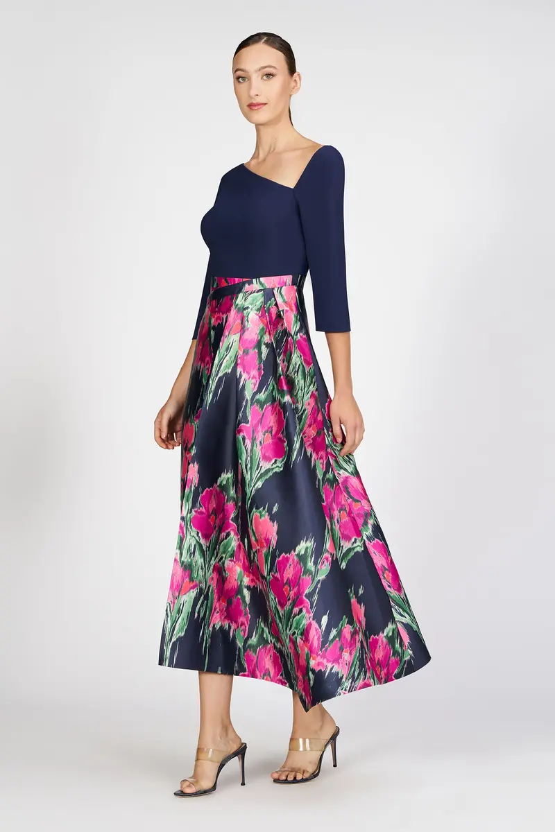 Giovana Asymmetrical Midi Dress