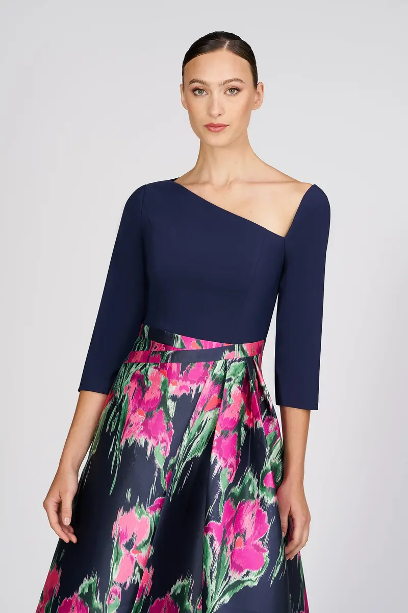 Giovana Asymmetrical Midi Dress