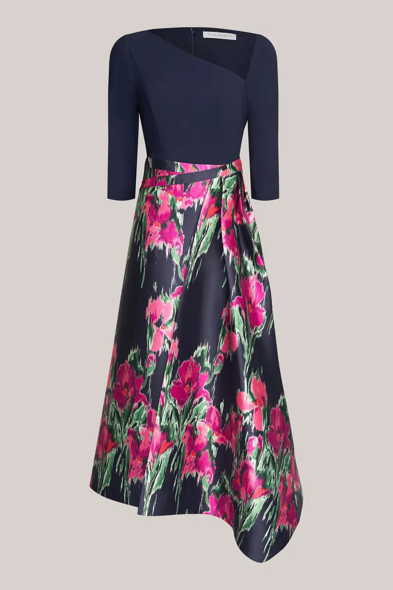 Giovana Asymmetrical Midi Dress