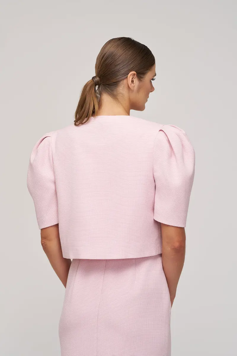 Modern Stretch Bouclé Evening Blazer Jacket 2