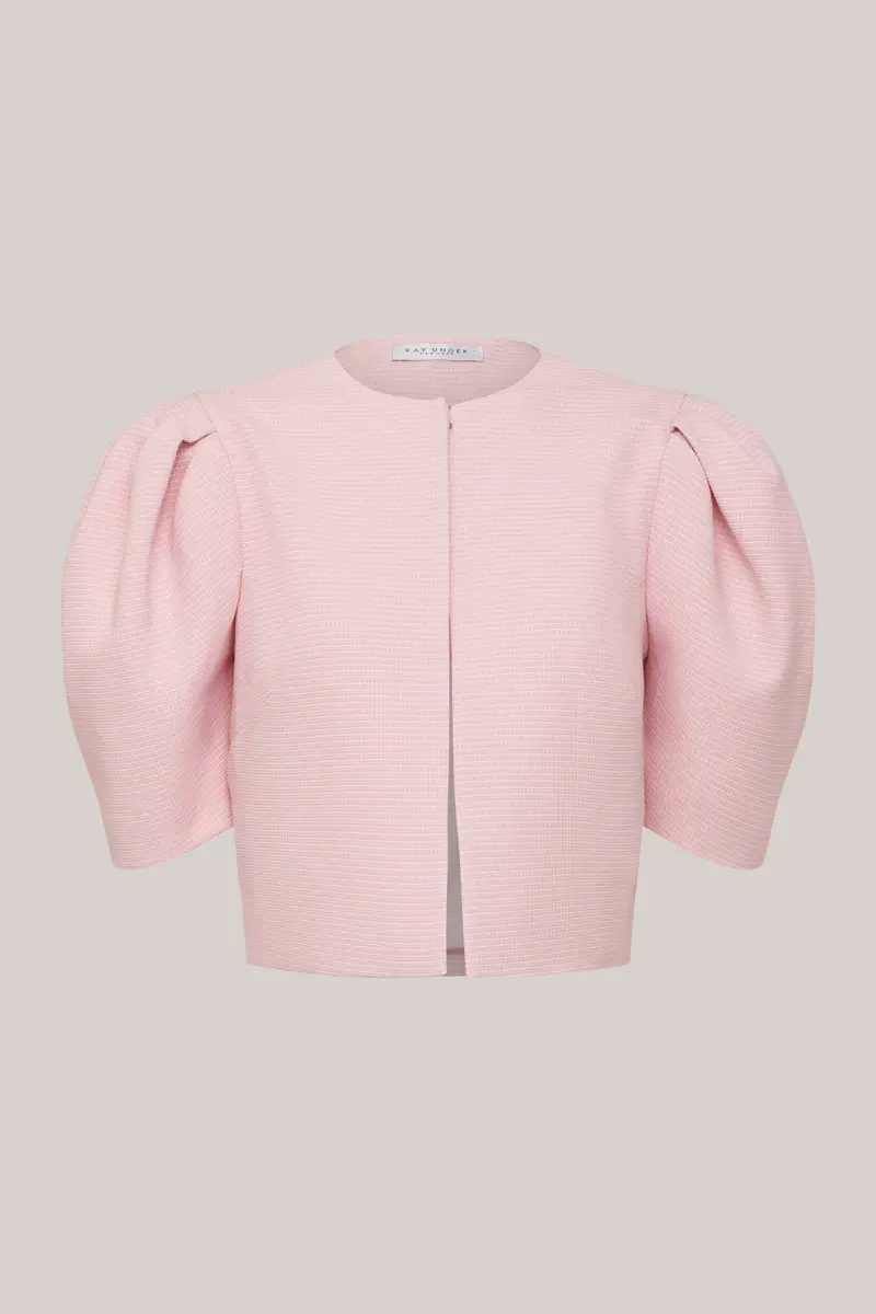 Modern Stretch Bouclé Evening Blazer Jacket
