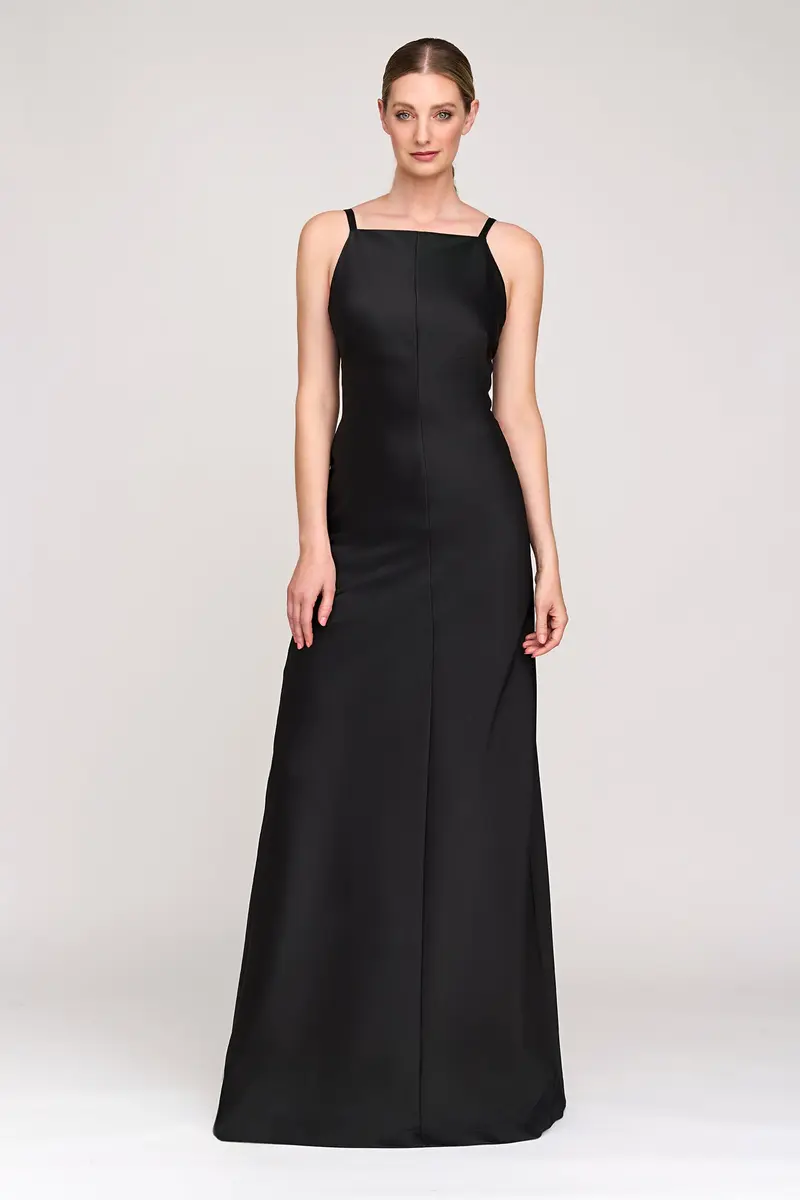 Moira Minimalist Stretch Mikado Gown