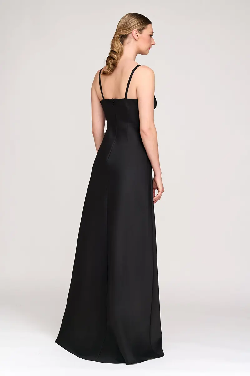 Moira Minimalist Stretch Mikado Gown 2