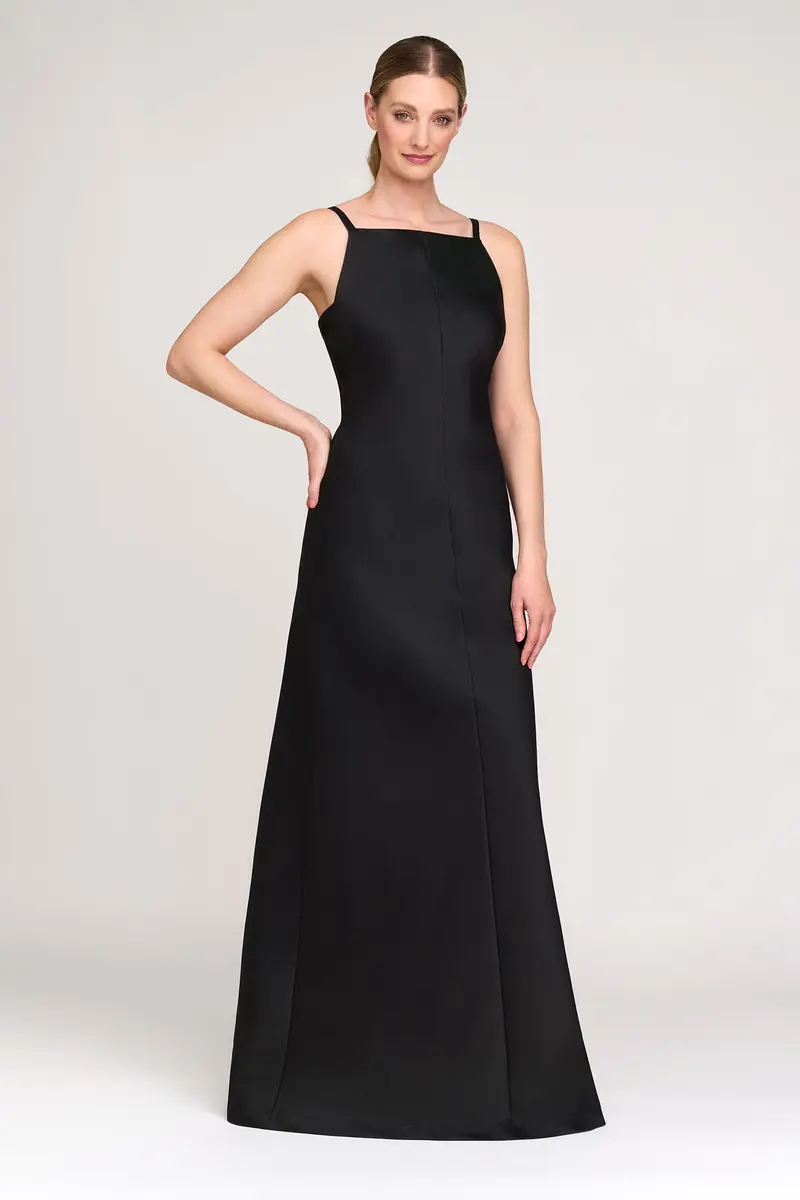 Moira Minimalist Stretch Mikado Gown