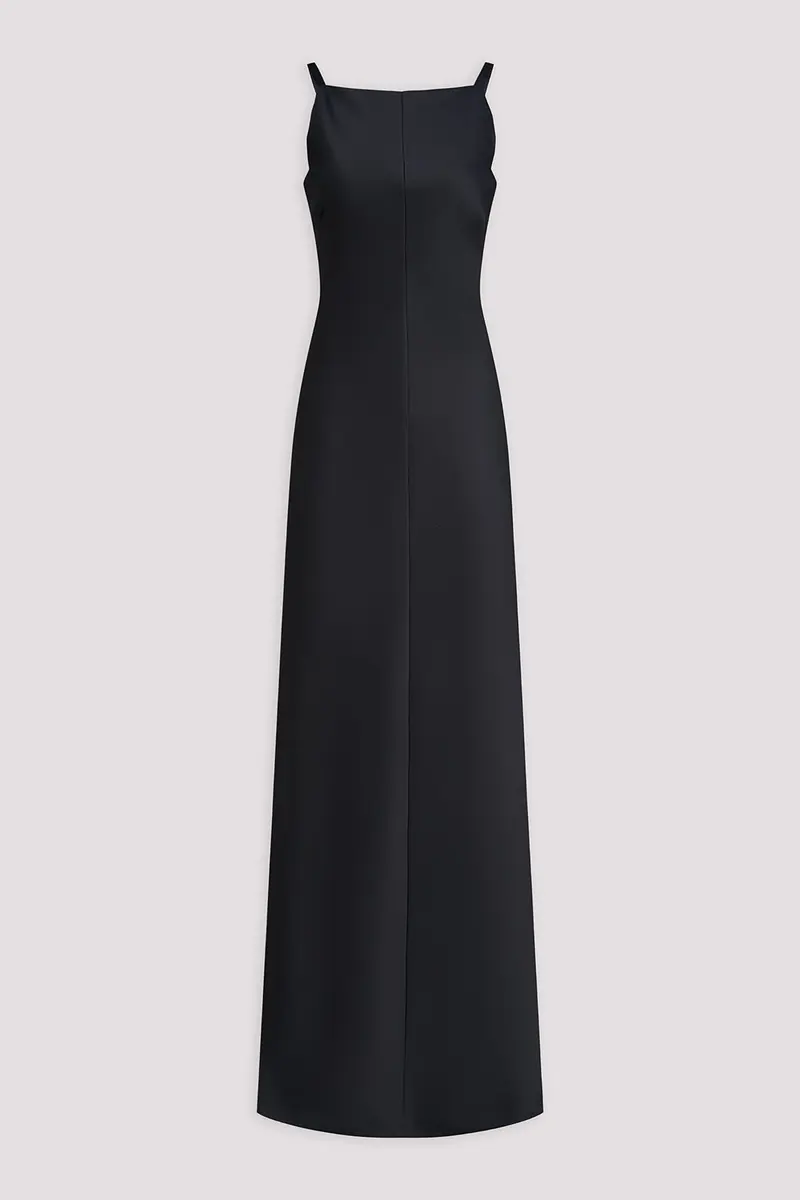 Moira Minimalist Stretch Mikado Gown