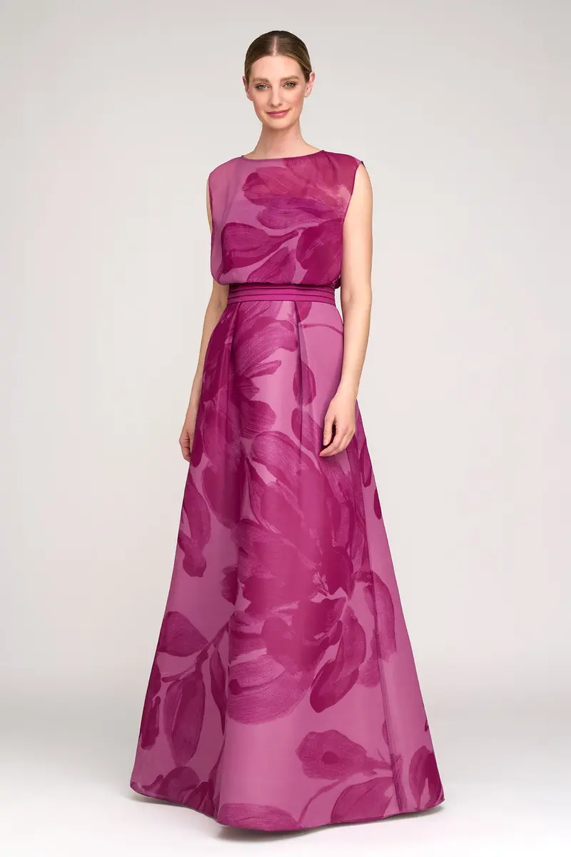 Romantic Italian Floral Ball Gown