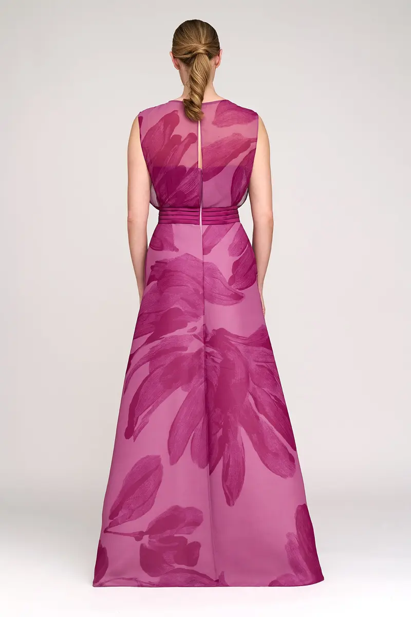 Romantic Italian Floral Ball Gown 2