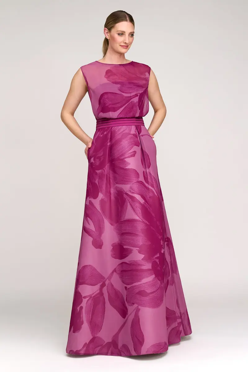 Romantic Italian Floral Ball Gown