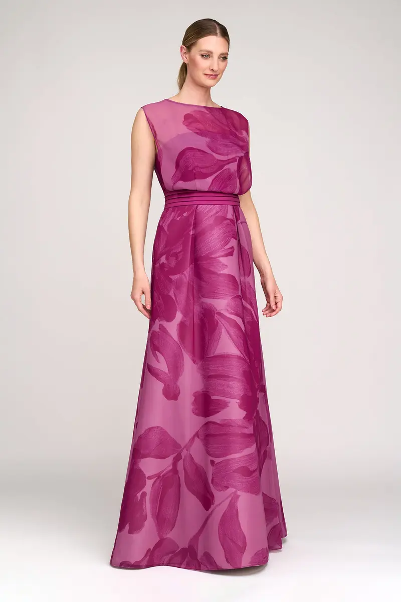Romantic Italian Floral Ball Gown
