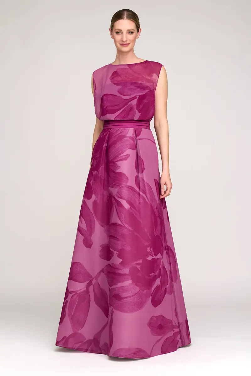 Romantic Italian Floral Ball Gown