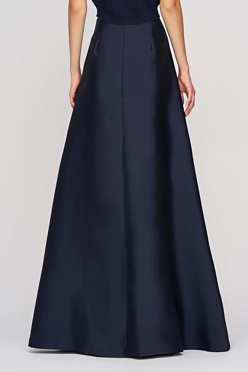 Rosa Mikado Ballgown Skirt with Pleated Waist