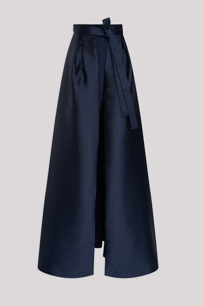 Verona Two-Piece Gown Set: Mikado Skirt & Stretch Crepe Pants