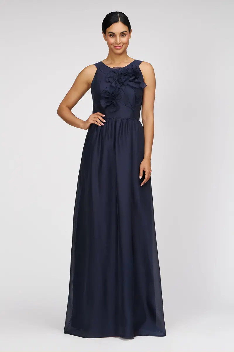 Waverly Honeycomb Organza Gown