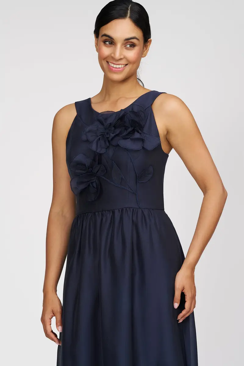 Waverly Honeycomb Organza Gown
